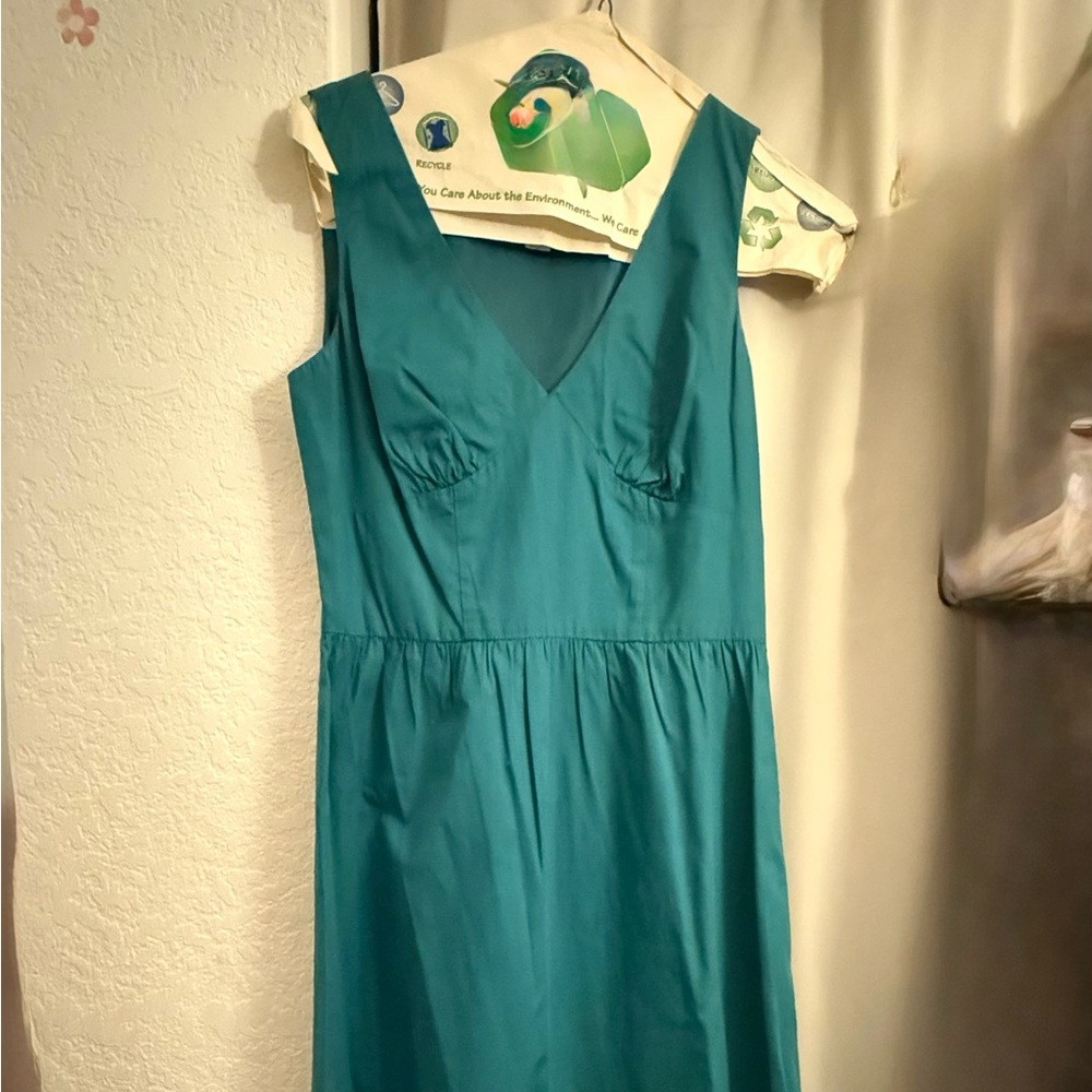 Elegant Teal Dress